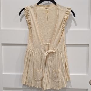 Free People sweater small short sleeve cardigan